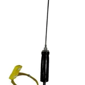 Japsin Instrumentation economical prick-nib type thermocouple -50 to 1000 degree Celsius with 4 inch handle yellow connector and 1 meter cable