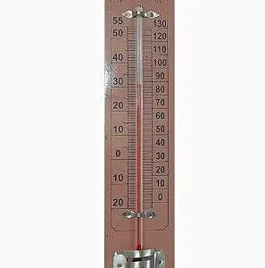Room Wall Thermometer, Wooden Body, Accurate Reading Range -30 to 50 Deg C