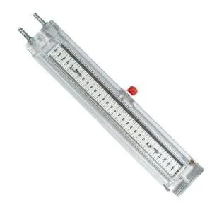 Japsin Instrumentation acrylic U-tube manometer 150-0-150 mmWC wall mounted with stainless steel nozzle for differential pressure measurement