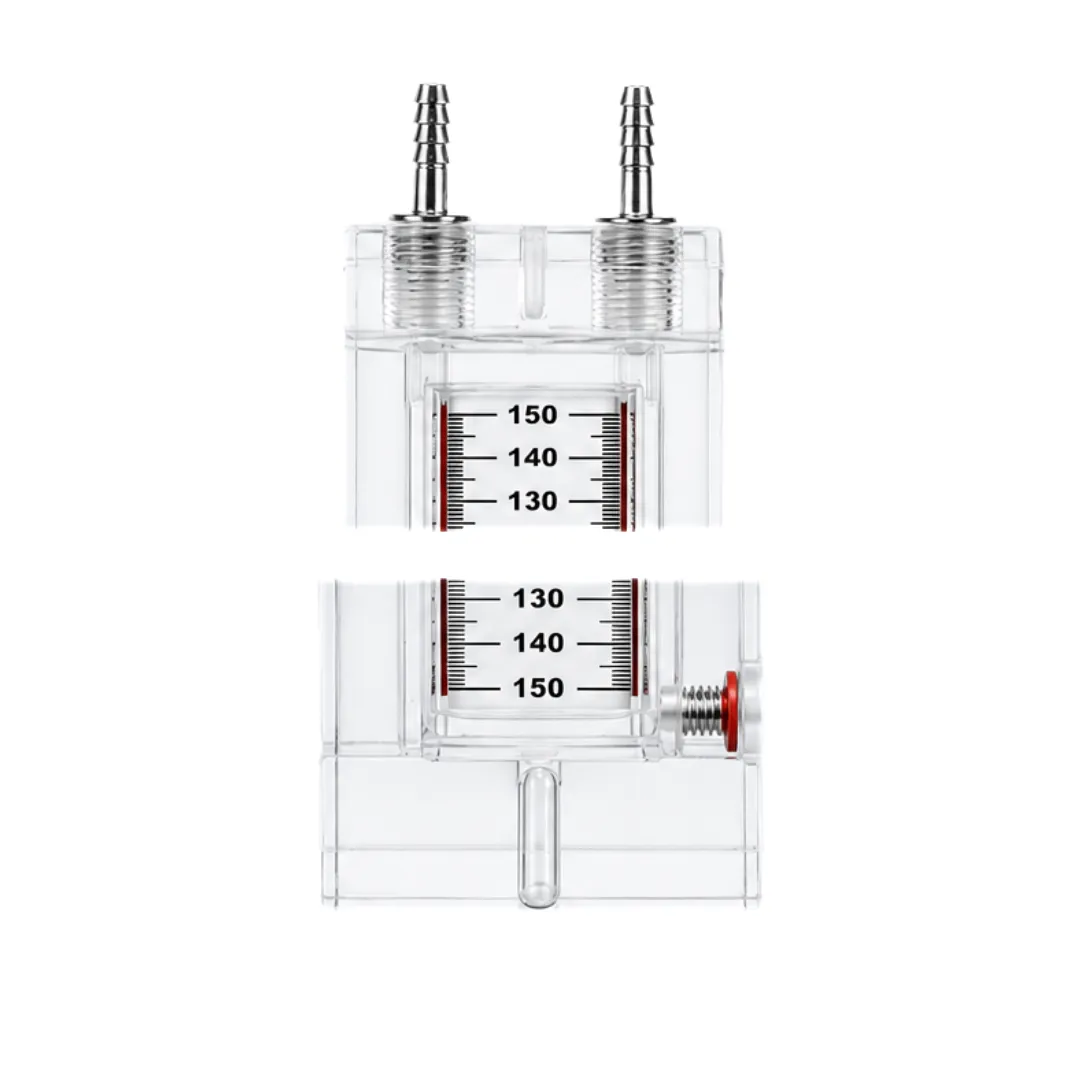 Japsin Instrumentation acrylic U-tube manometer 150-0-150 mmWC wall mounted with stainless steel nozzle for differential pressure measurement
