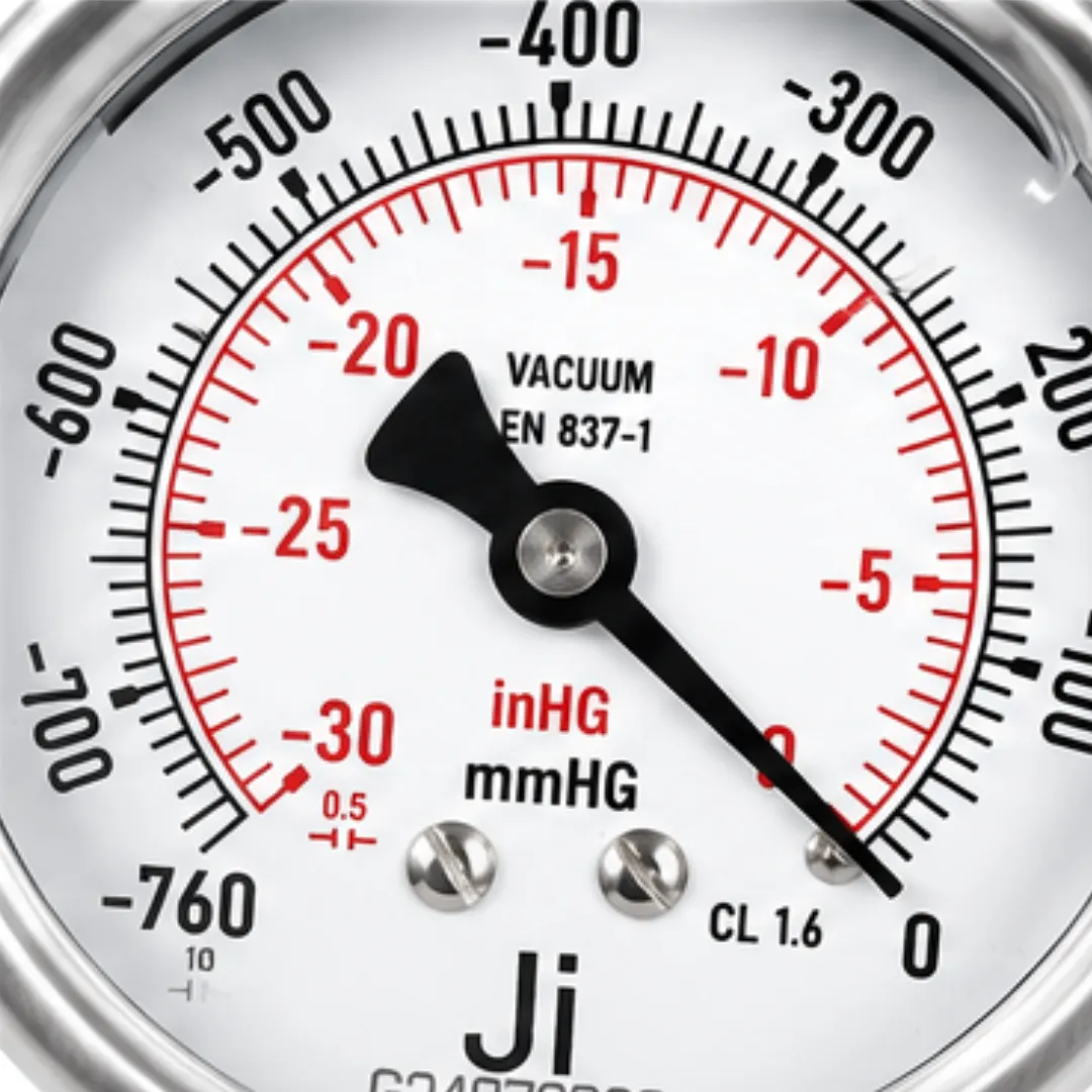 Stainless steel vacuum gauge for vacuum pumps and process systems