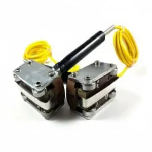 Japsin Instrumentation heavy duty roller type thermocouple -50 to 1000 degree Celsius with 4 inch handle yellow connector and 1 meter cable