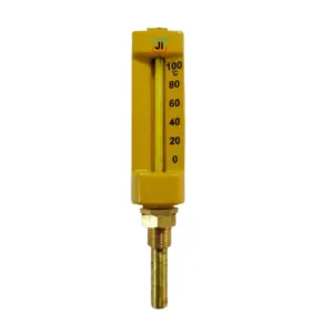 Japsin Instrumentation industrial and marine thermometer 0 to 100 degree Celsius with 40 mm stem after thread and 3/8 inch BSP male connection