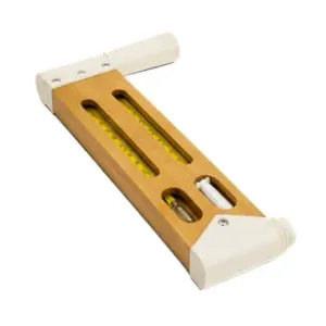 sling psychrometer whirling hygrometer thermometer with wooden body centigrade scale and dry wet bulb range minus 5 to 50 degree Celsius