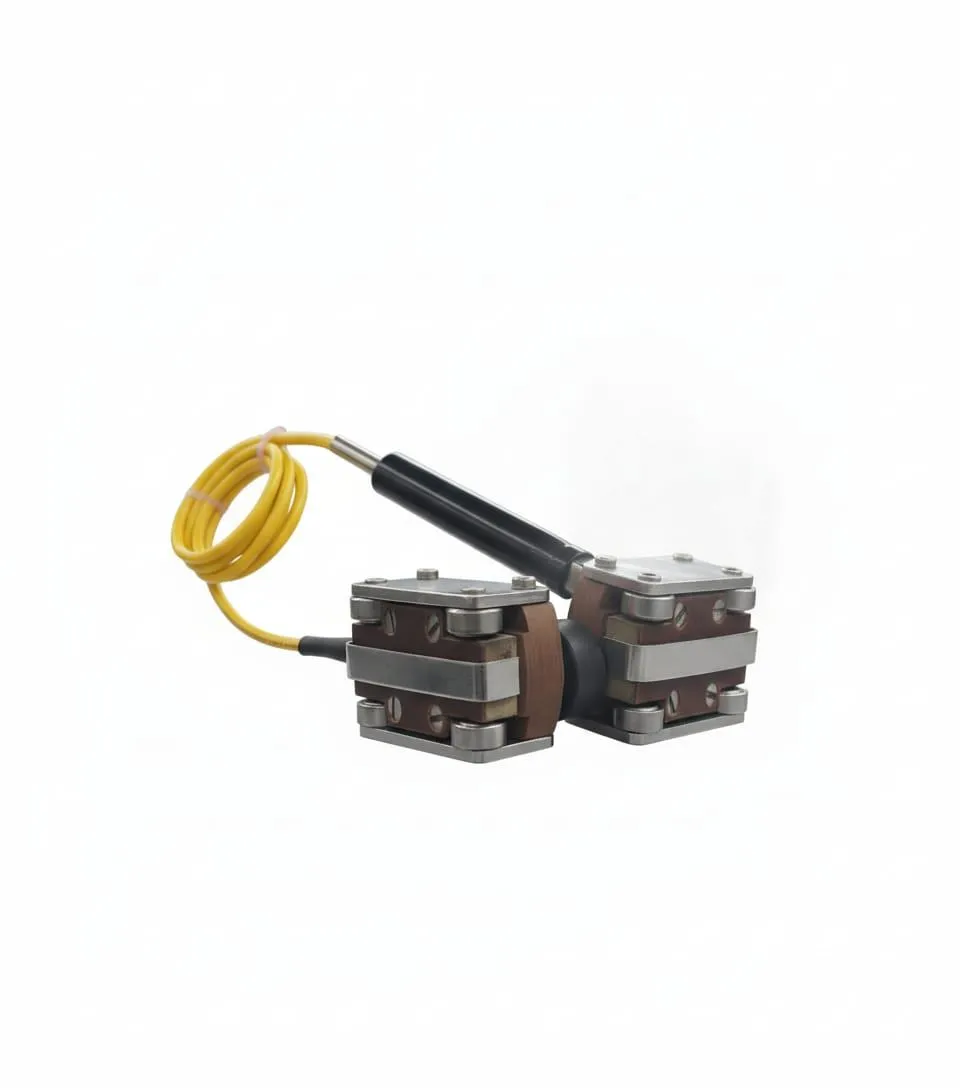 Industrial Heavy Duty Roller Type Thermocouple Range Suitable for -50 to 1000 Deg C, 4" Handle, Supplied With Yellow Connector & 1 Meter Cable - Image 3