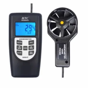HTC AVM-07 Digital Anemometer for air velocity, airflow and temperature measurement