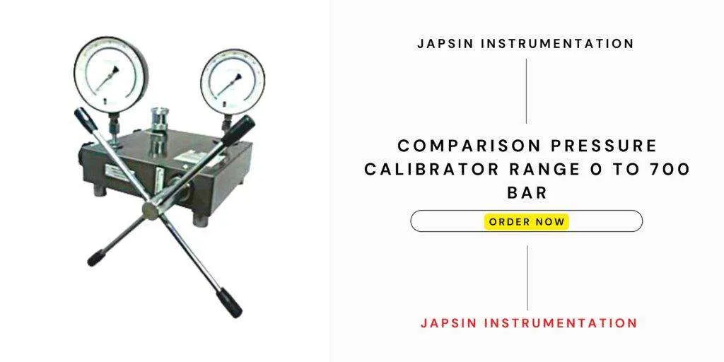 Ravika Comparison Pressure Calibrator Range 0 to 700 Bar