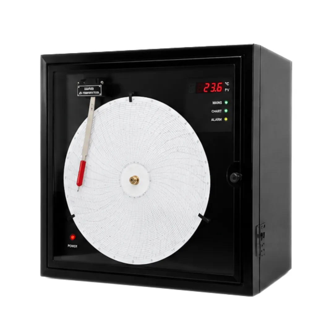 Japsin Instrumentation micro processor based blood bank circular chart recorder with single pen temperature recording for blood storage and medical cold chain monitoring