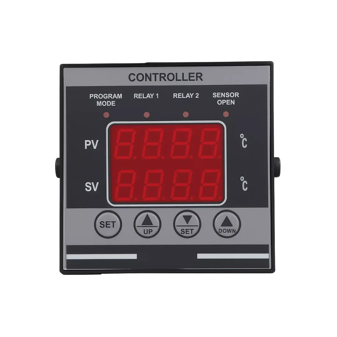 Micron DTT-72 digital temperature controller cum timer with 1 relay output 72x72x110 mm