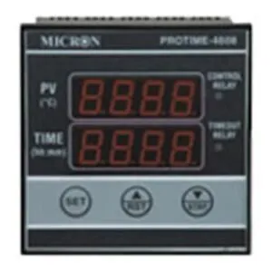 Micron DTC 4608 8 step profile temperature controller with universal Pt100 J K input 4 plus 4 digit display 96x96 mm