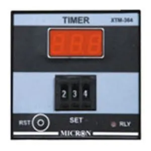 Micron TWI thumbwheel timer with 3 digit display up down counting on delay off delay and selectable time resolution