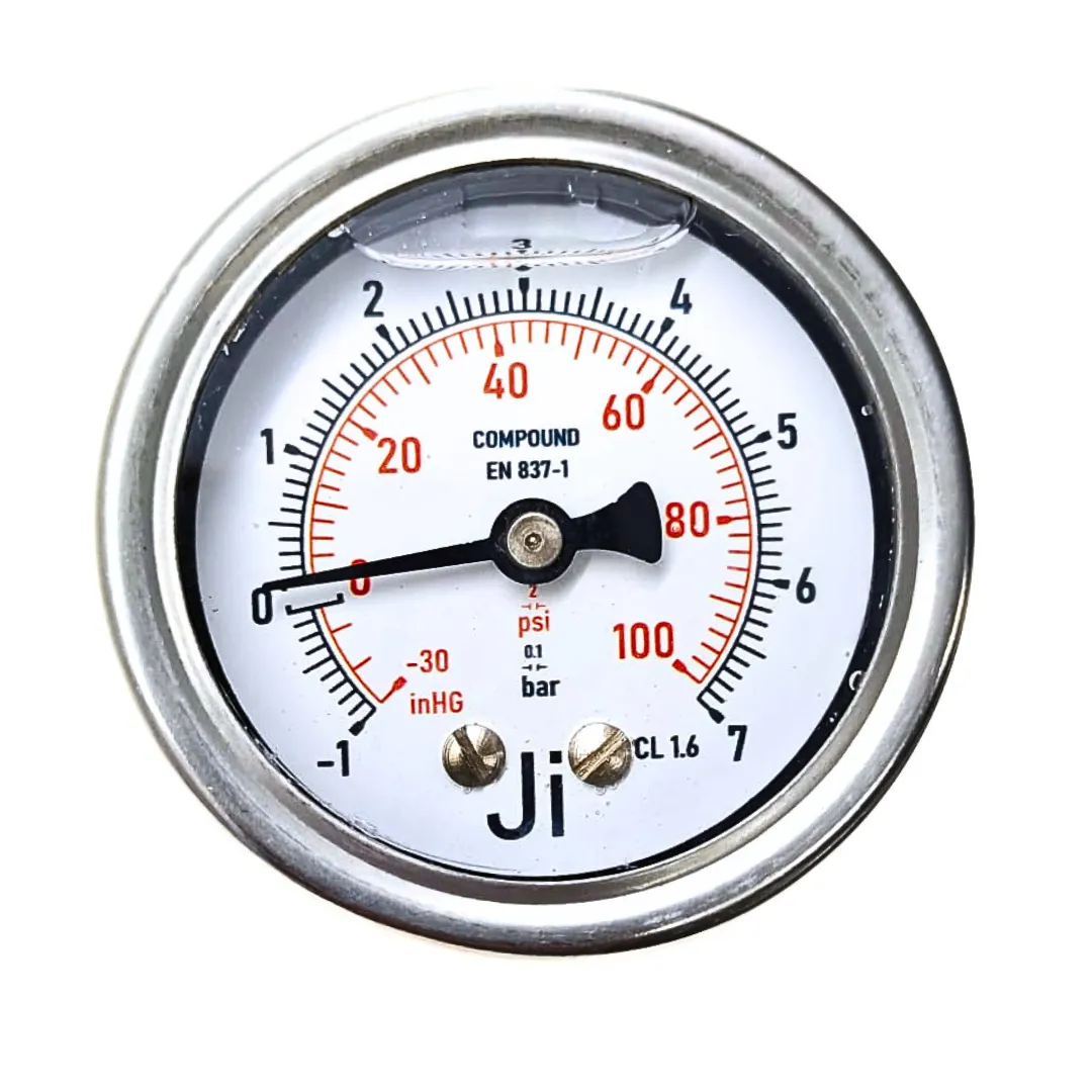 Economical Compound Gauge Glycerin Filled - JI-EPG-1067 | Japsin Instrumentation