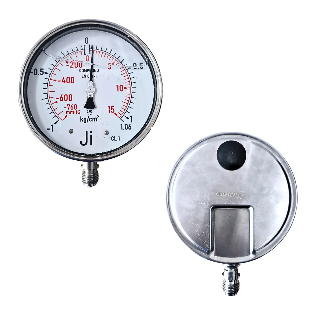 Industrial Compound Gauge Glycerin Filled | JI-IPG-2050 | Japsin Instrumentation