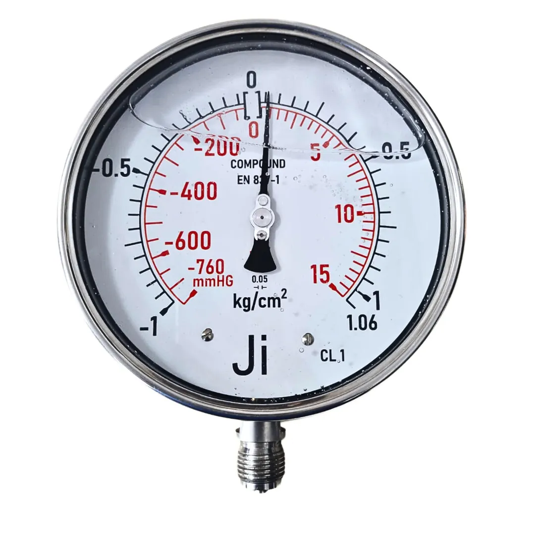 Industrial Compound Gauge Glycerin Filled | JI-IPG-2050 | Japsin Instrumentation