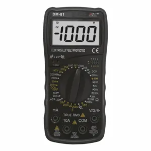 HTC DM-81 1999 Count True RMS Digital Multimeter with Live Wire Detection