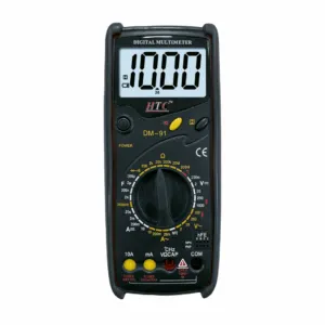 HTC DM-91 Terminal Inter Lock Digital Multimeter with True RMS and 1999 Count