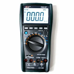 HTC DM-97 3999 Count True RMS Digital Multimeter with Temperature and NCV