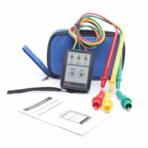 HTC ST-852 Phase Sequence Indicator for 200–480V Three-Phase AC Systems