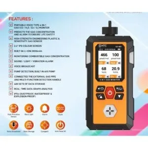 4 IN 1 Gas Detector | GD-801 | Japsin Instrumentation