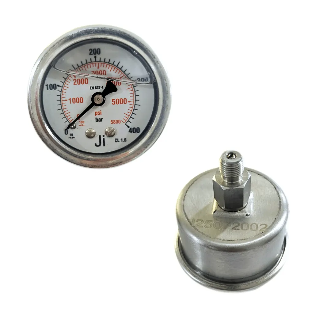 Economical Pressure Gauge Glycerin Filled - JI-EPG-1087