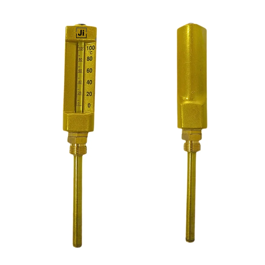 V-Shape Straight Type Marine Thermometer Range 0 to 100 Deg C | JI-STT-1009 | Japsin Instrumentation
