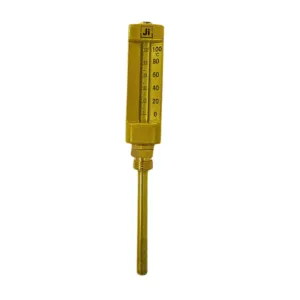 V-Shape Straight Type Marine Thermometer Range 0 to 100 Deg C | JI-STT-1009 | Japsin Instrumentation