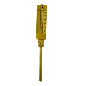 V-Shape Straight Type Marine Thermometer Range 0 to 100 Deg C | JI-STT-1010 | Japsin Instrumentation