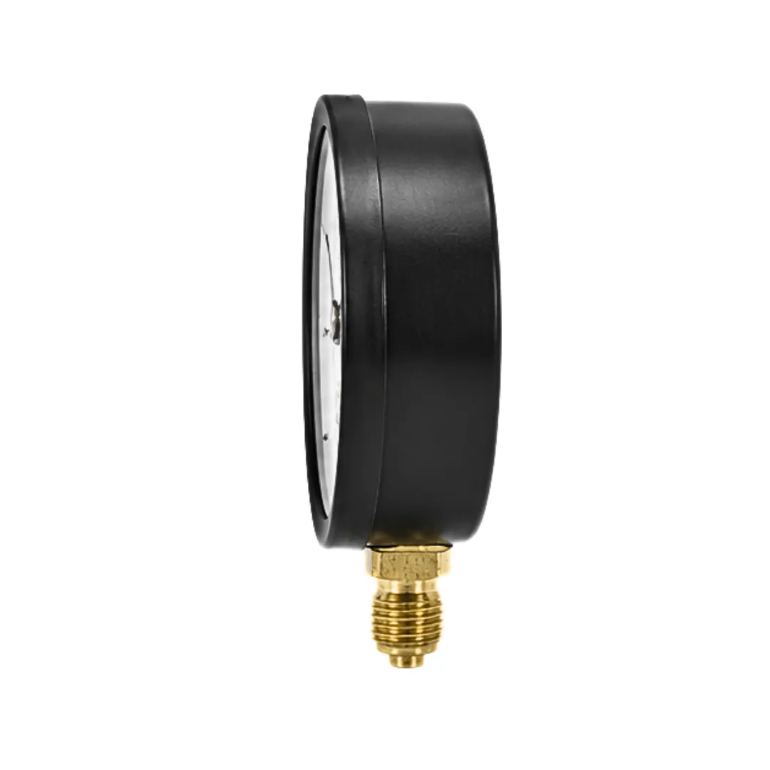 Japsin Instrumentation commercial compound gauge -760 mmHg to 2.1 Kg cm2 -30 inHg to 30 PSI 63 mm dial bottom entry 1/4 BSP MS case brass internals