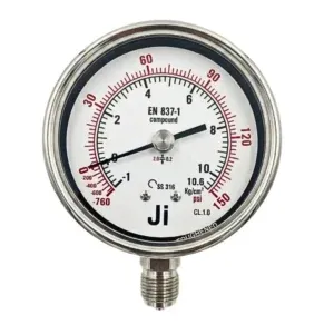 Industrial Compound Gauge | JI-IPG-2062 | Japsin Instrumentation