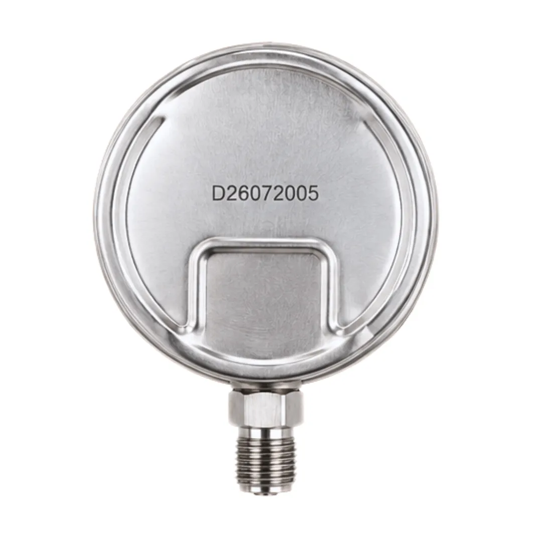 Japsin Instrumentation industrial pressure gauge 0-1000 bar 14000 PSI with 2.5 inch dial bottom entry and stainless steel case for high pressure measurement