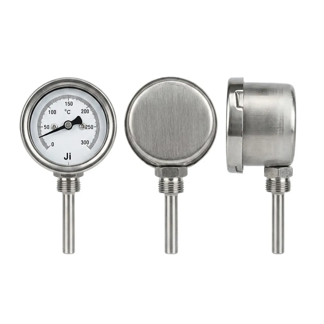 Temperature gauge 0-300°C with bottom entry BSP connection