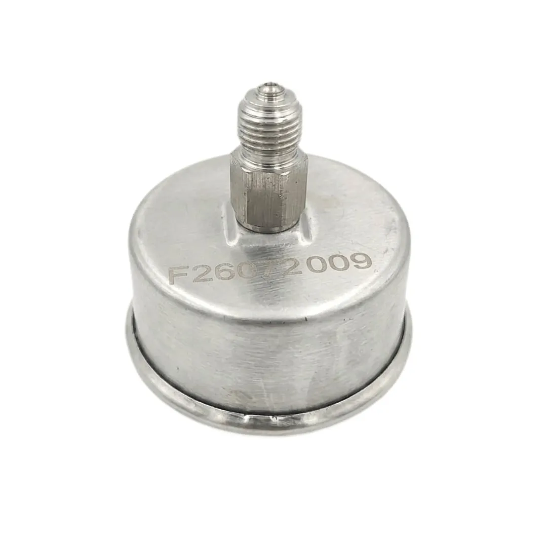 63 mm glycerin filled pressure gauge with 1500 PSI dual scale
