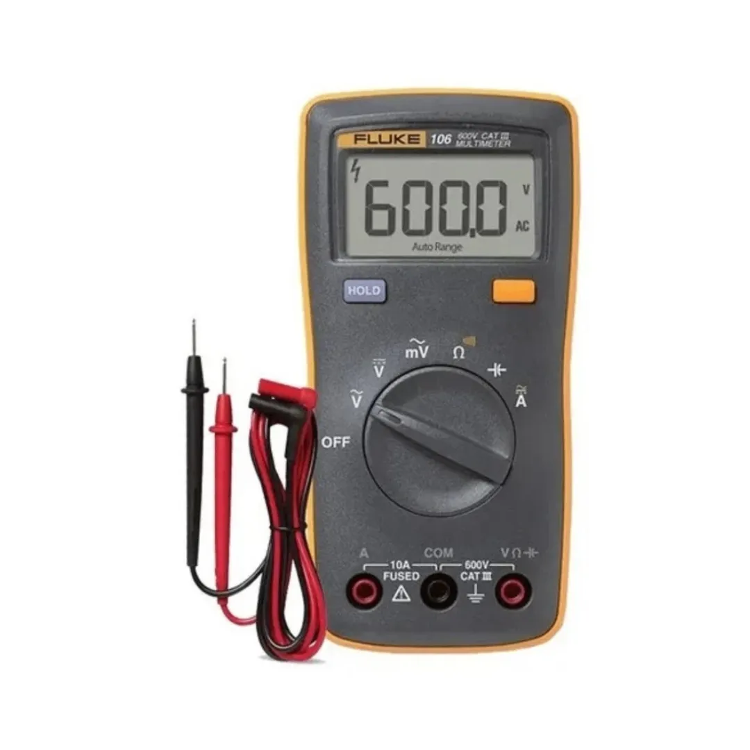 Fluke 106 Digital Multimeter 6000 Counts Voltage Current Resistance Measurement