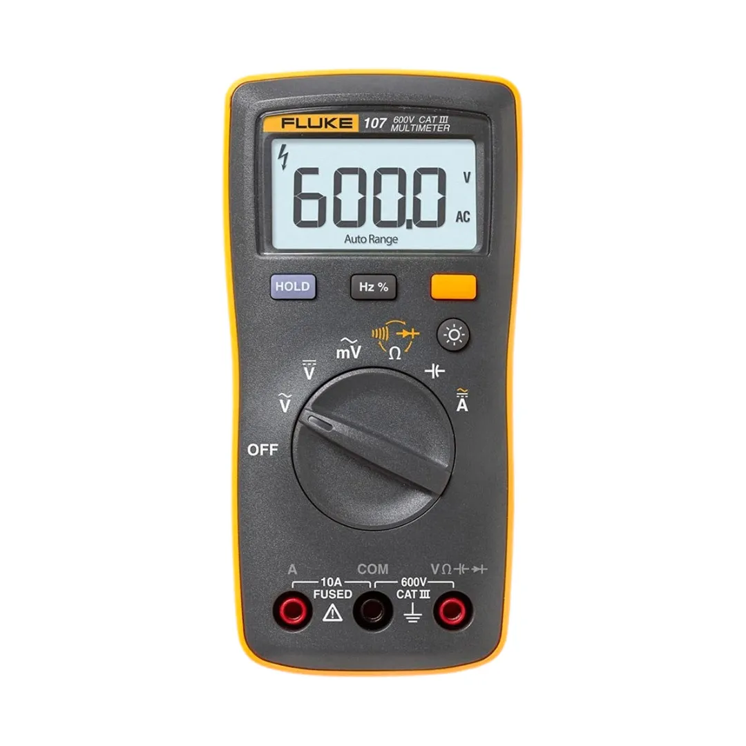Fluke 107 Digital Multimeter with Frequency and Duty Cycle Measurement