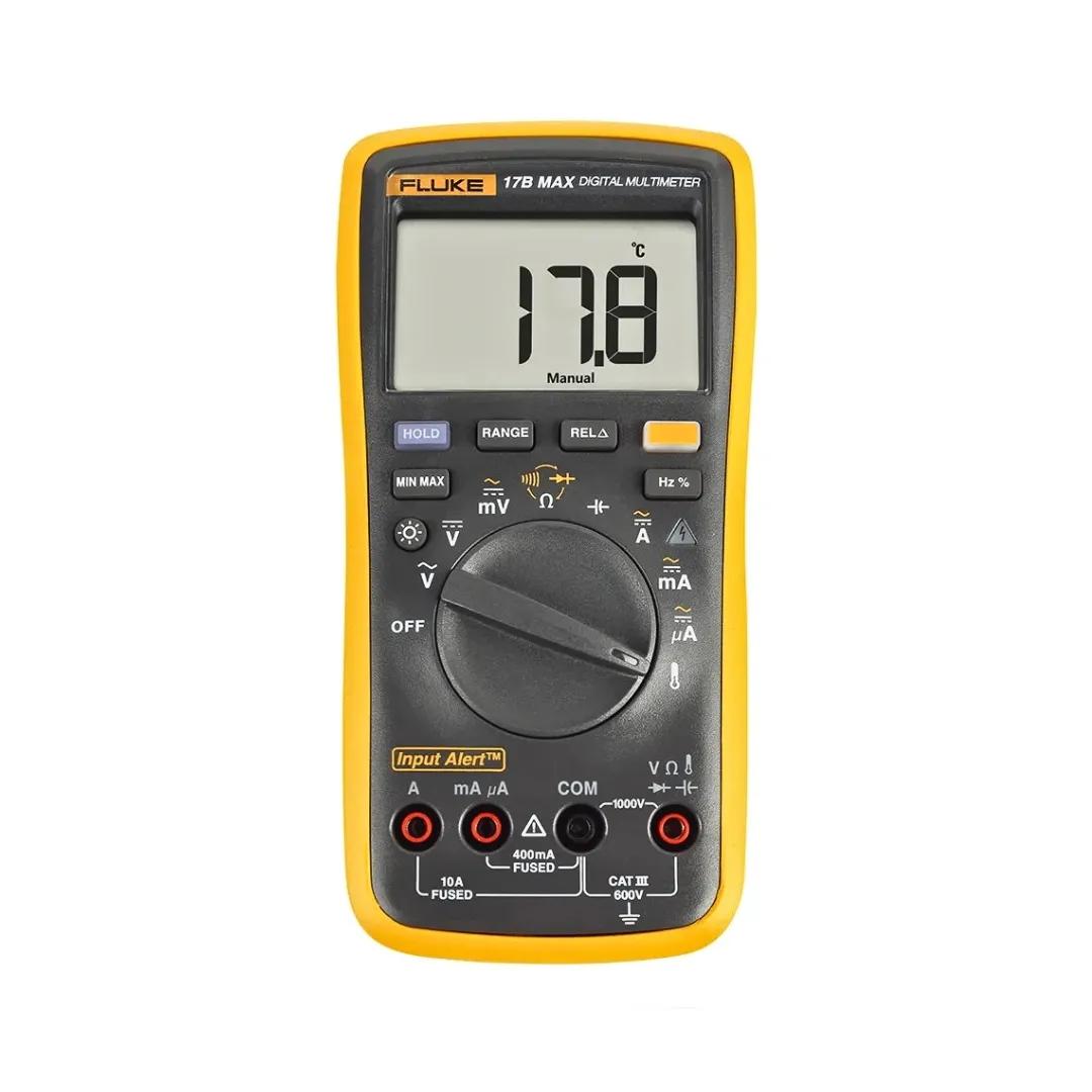 Fluke 17B MAX Digital Multimeter with TL31 Test Probes for Industrial Applications