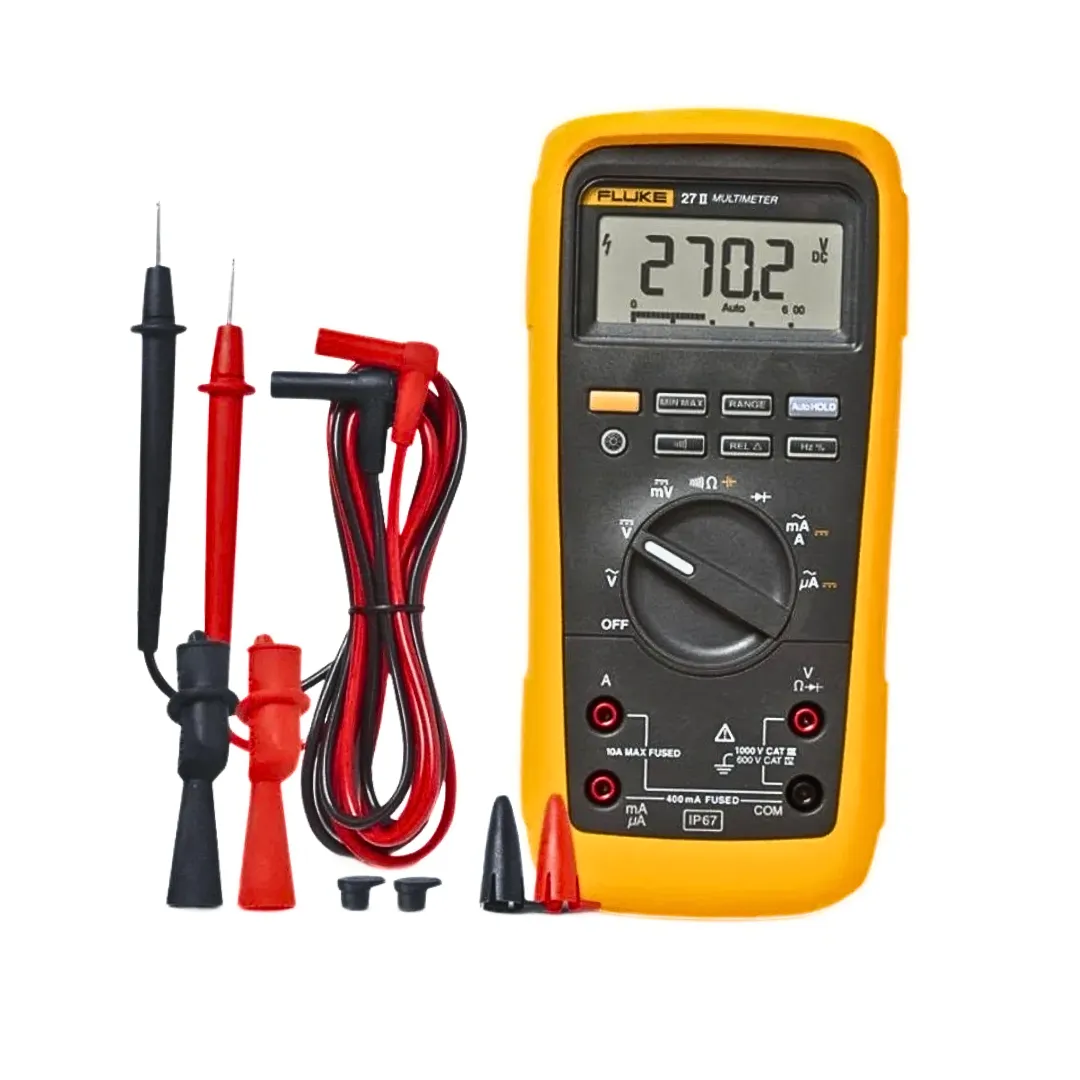 Fluke 27 II Rugged Digital Multimeter for Extreme Industrial Environments