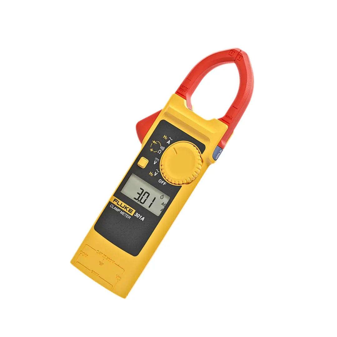 Fluke 301A+ 400A AC Clamp Meter with Test Leads