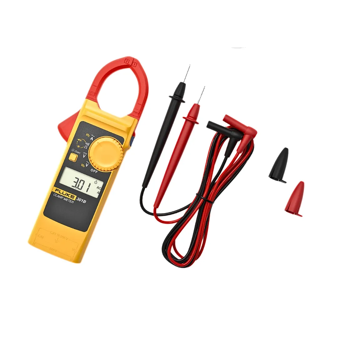 Fluke 301B 600A AC Clamp Meter with Test Leads