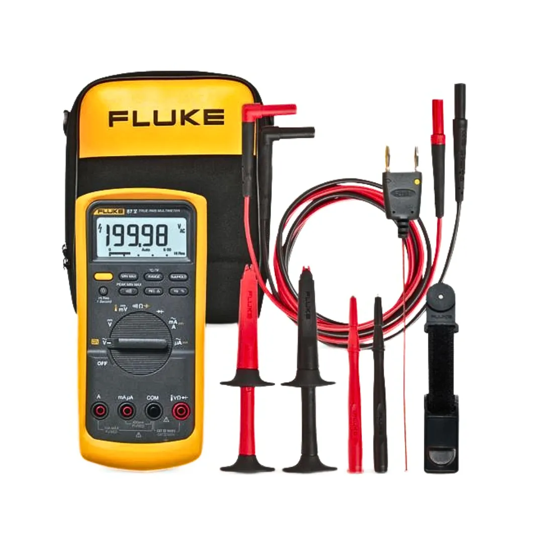 Fluke 87V/E2 Industrial Electrician Combo Kit with True RMS Multimeter