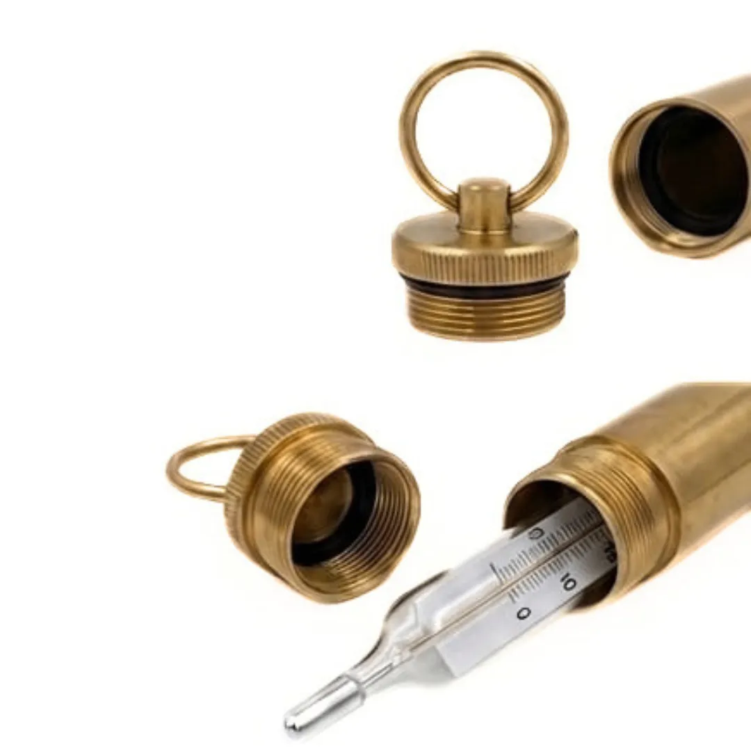 Glass Thermometer with Inbuilt Sampler for Marine Applications (0 to 120°C) - JI-GT-1009