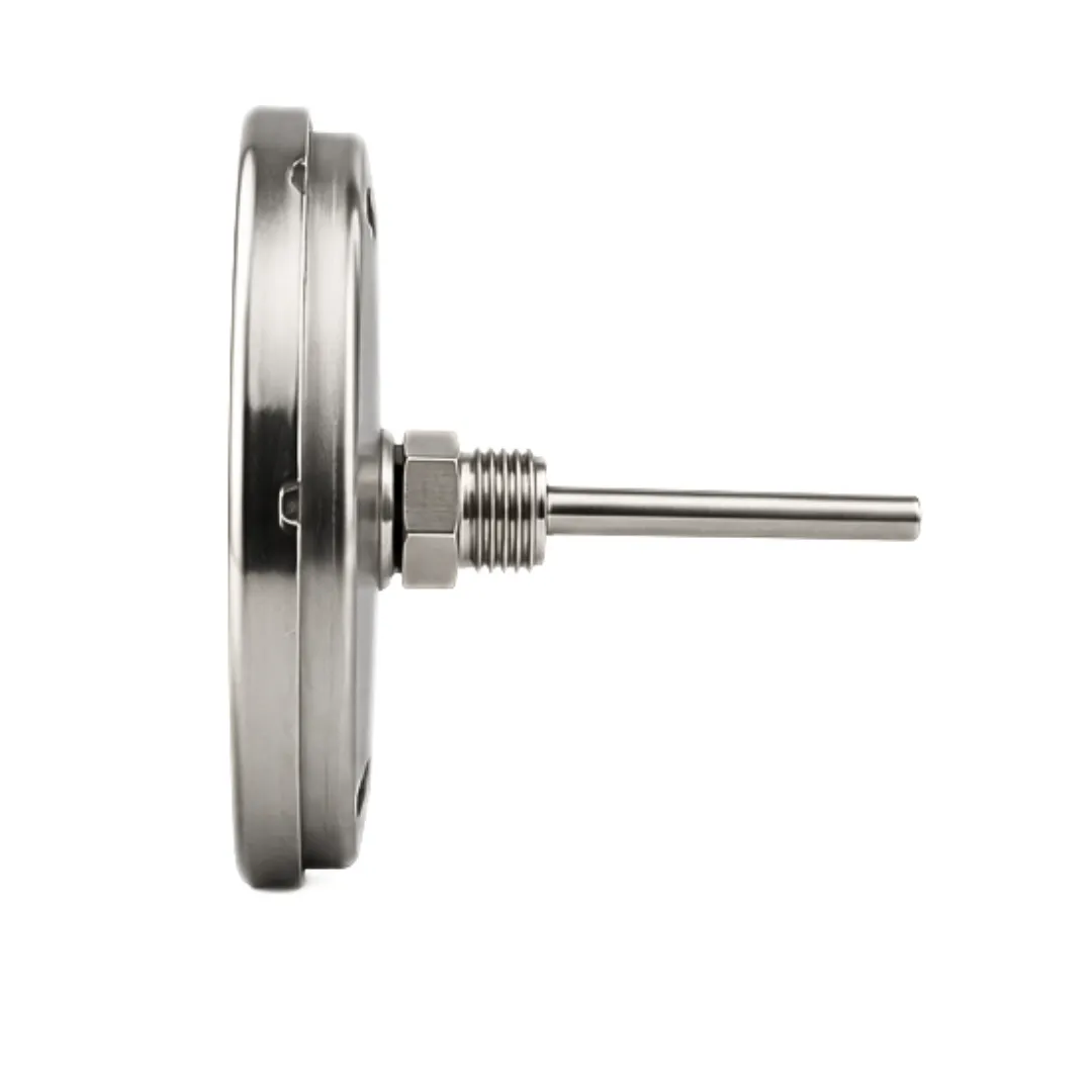Industrial temperature gauge for pipelines and tanks