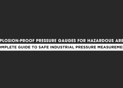 Explosion-Proof Pressure Gauges for Hazardous Areas: Complete Guide to Safe Industrial Pressure Measurement