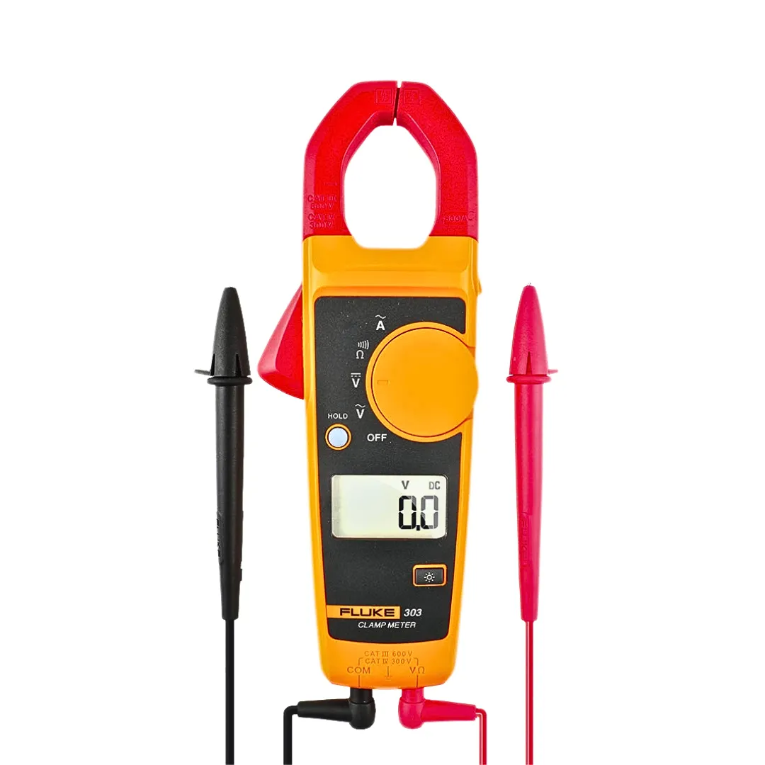 Fluke 303 600A AC Digital Clamp Meter for Industrial Electrical Testing