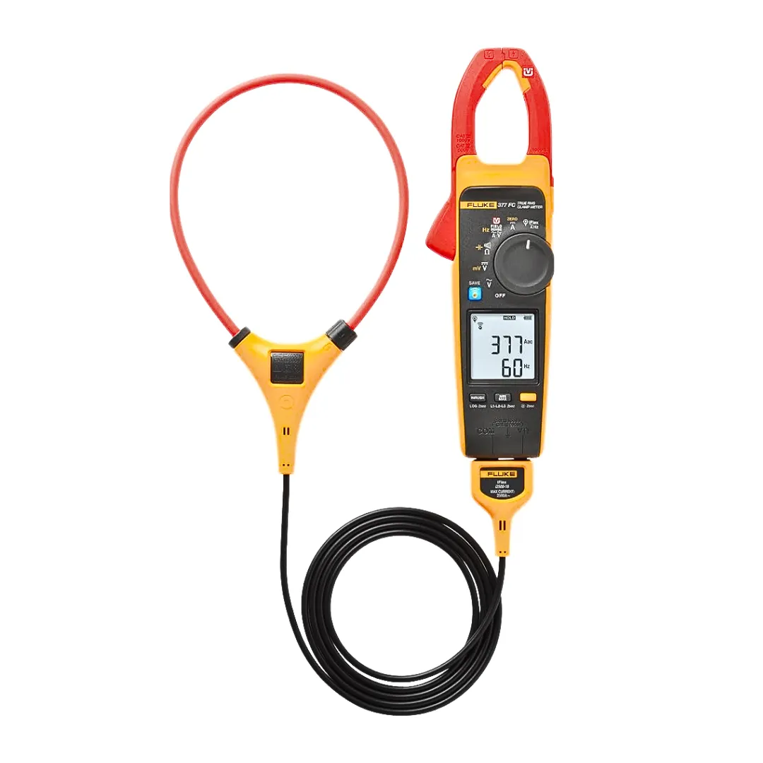 Fluke 377 FC Non-Contact Voltage and Current True RMS Clamp Meter with FieldSense Technology