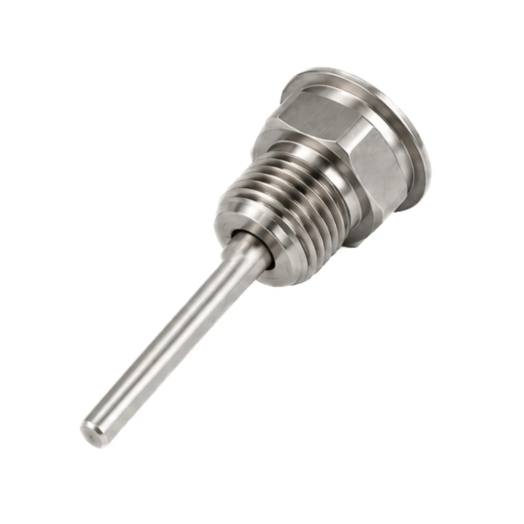 Japsin Instrumentation bimetal dial thermometer 2.5 inch dial 0 to 120 degree Celsius back entry 2 inch stainless steel stem 1/2 inch BSP male connection with SS case and SS wetted parts