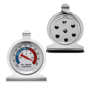 Japsin 2 Inch Analog Freezer Thermometer −20 to 20°C Refrigerator Gauge