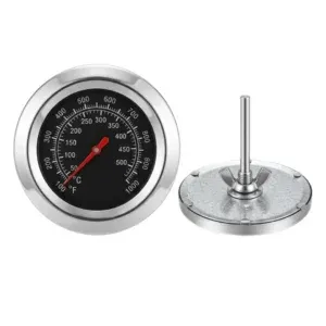 3 Inch Bimetal Dial Oven Thermometer 50–500°C with 100–1000°F Dual Scale