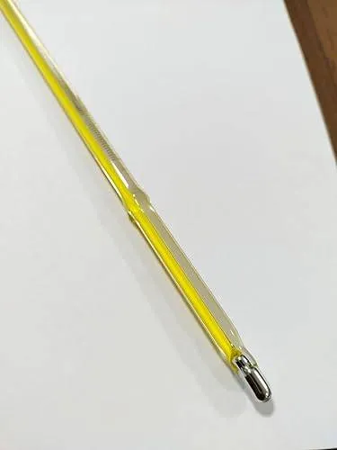 Glass Thermometer, Mercury Filled, Range - 30 to 80 Deg C with L.C 1/2?C, 310mm Long - Lab & Industrial Temperature Measurement (Pack of 3)